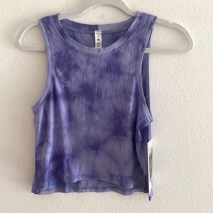 Lululemon Train to Be Tank Top Rain Stripe Marble Dye NWT
